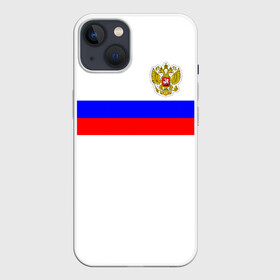 Чехол для iPhone 13 с принтом СБОРНАЯ РОССИИ 2021 в Петрозаводске,  |  | championat | game | olympic | russia | sport | герб | игра | комнда | олимпиада | россия | сборная | спорт | флаг | форма | футбол | чемпионат