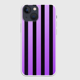 Чехол для iPhone 13 mini с принтом Полосатость в Петрозаводске,  |  | purple | полосы | футбол | хайп | яркий