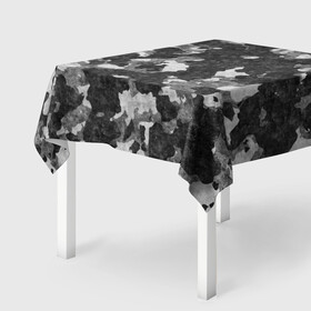 Скатерть 3D с принтом Gray Camouflage в Петрозаводске, 100% полиэстер (ткань не мнется и не растягивается) | Размер: 150*150 см | army | camo | camouflage | military | камуфляж