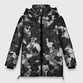 Женская зимняя куртка Oversize с принтом Gray Camouflage в Петрозаводске, верх — 100% полиэстер; подкладка — 100% полиэстер; утеплитель — 100% полиэстер | длина ниже бедра, силуэт Оверсайз. Есть воротник-стойка, отстегивающийся капюшон и ветрозащитная планка. 

Боковые карманы с листочкой на кнопках и внутренний карман на молнии | army | camo | camouflage | military | камуфляж