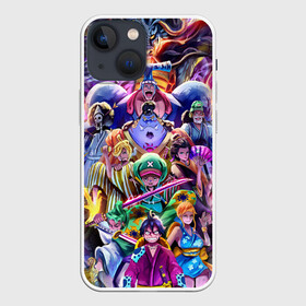 Чехол для iPhone 13 mini с принтом ONE PIECE | ВАН ПИС ПЕРСОНАЖИ в Петрозаводске,  |  | anime | luffi | lufi | manga | one piece | samurai | wano ван пис | zoho | большой куш | ван пис | вон пис | зохо | корабль | луфи | луффи | манга | манки д. луффи | пират | самурай | уон пис