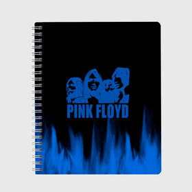 Тетрадь с принтом pink rloyd в Петрозаводске, 100% бумага | 48 листов, плотность листов — 60 г/м2, плотность картонной обложки — 250 г/м2. Листы скреплены сбоку удобной пружинной спиралью. Уголки страниц и обложки скругленные. Цвет линий — светло-серый
 | comfortably numb | david gilmour | floyd | money | music | nick mason | pink | pink floyd | pink floyd high hopes | pink floyd live | pink floyd official | roger waters | the | wish you were here | дэвид гилмор | пинк | пинк флойд | роджер уотерс | рок | 