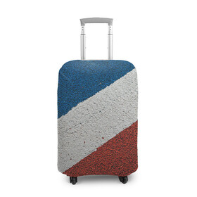 Чехол для чемодана 3D с принтом ТЕННИС в Петрозаводске, 86% полиэфир, 14% спандекс | двустороннее нанесение принта, прорези для ручек и колес | молодежное | полоса | стиль | теннис | хайп
