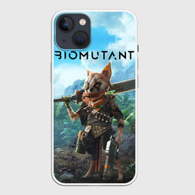 Чехол для iPhone 13 с принтом Biomutant Биомутант в Петрозаводске,  |  | action | animals | biomutant | gamer | nextgen | pc | player | playstation | ps 5 | rpg | steam | sword | top | valve | video games | weapon | xbox | биомутант | валв | видео игры | животные | игрок | иксбокс | меч | некстген | оружие | пк | плей