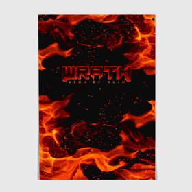 Постер с принтом WRATH: Aeon of Ruin FIRE в Петрозаводске, 100% бумага
 | бумага, плотность 150 мг. Матовая, но за счет высокого коэффициента гладкости имеет небольшой блеск и дает на свету блики, но в отличии от глянцевой бумаги не покрыта лаком | 90 е | aeon of ruin | quake | tegunvteg | wrath | wrath: aeon of ruin | игра | компьютерная игра | монстры | огонь | пламя | ретро | реьро шутер | шутер