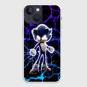 Чехол для iPhone 13 mini с принтом SONIC МОЛНИЯ в Петрозаводске,  |  | hedgehog | metal sonic | silver | silver the hedgehog | sonic | sonic boom | sonic the hedgehog | еж | ёж сонник | ежик | игры | кино | молния | соник | соник в кино | фильм