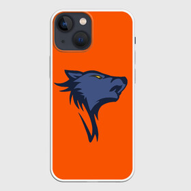 Чехол для iPhone 13 mini с принтом волк в Петрозаводске,  |  | альфа | вой | гора | джунгли | дизайн | логотип | серый