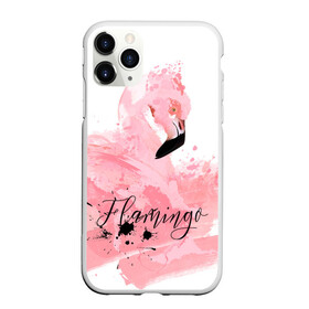 Чехол для iPhone 11 Pro матовый с принтом flamingo в Петрозаводске, Силикон |  | flamingo | птицы | розовый | фламинго