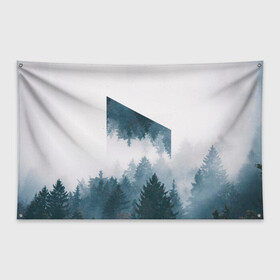 Флаг-баннер с принтом Высокие горы в Петрозаводске, 100% полиэстер | размер 67 х 109 см, плотность ткани — 95 г/м2; по краям флага есть четыре люверса для крепления | воздух | горы | женская | молодеж | мужская | отдых | пейзаж | природа | свобода