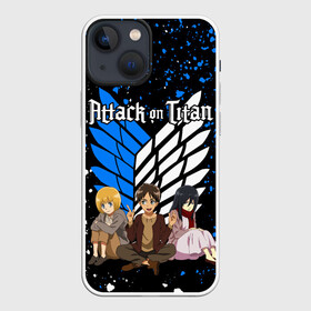 Чехол для iPhone 13 mini с принтом АТАКА ТИТАНОВ   ГЛАВНЫЕ ГЕРОИ в Петрозаводске,  |  | anime | attack on titan. | manga | shingeki no kyojin | аниме | армин арлерт | атака на титанов | атака титанов | манга | микаса аккерман | мультфильм | эрен йегер | японская мультипликация