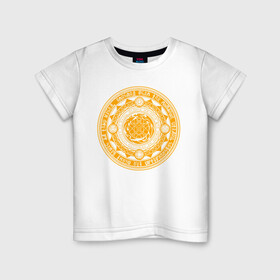 Детская футболка хлопок с принтом Магический круг в Петрозаводске, 100% хлопок | круглый вырез горловины, полуприлегающий силуэт, длина до линии бедер | доктор стрэндж | константин | круг | магия | сверхъестественное