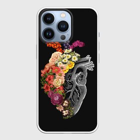 Чехол для iPhone 13 Pro с принтом Natural Heart. Dual в Петрозаводске,  |  | 8 | flower | flowers | garden | heart | natural | symbiote | день | женский | марта | международный | природа | растения | сердце | симбиот | цветы