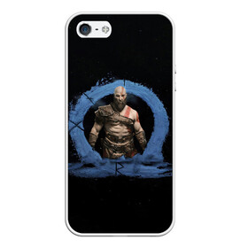 Чехол для iPhone 5/5S матовый с принтом God of war Ragnarok в Петрозаводске, Силикон | Область печати: задняя сторона чехла, без боковых панелей | gad of war | game | games | god of war | god of wor | ragnorok | бог войны | игра | игры | кратос | рагнорок