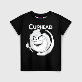 Детская футболка 3D с принтом босс caphead в Петрозаводске, 100% гипоаллергенный полиэфир | прямой крой, круглый вырез горловины, длина до линии бедер, чуть спущенное плечо, ткань немного тянется | boss | caphead | босс | гранд | гупи | капхед | капхейд | ле