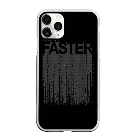 Чехол для iPhone 11 Pro матовый с принтом Faster Быстрый в Петрозаводске, Силикон |  | fast | faster | бег | бегун | быстрый | спорт | спортивный | текст