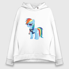 Женское худи Oversize хлопок с принтом Pony - Rainbow Dash в Петрозаводске, френч-терри — 70% хлопок, 30% полиэстер. Мягкий теплый начес внутри —100% хлопок | боковые карманы, эластичные манжеты и нижняя кромка, капюшон на магнитной кнопке | applejack | friendship | mylittlepony | rainbow dash | twilight sparkle | waifu | вайфу | дружба это магия | кони | моя маленькая пони | мультфильм | пони | радуга | ренбоу деш | эплджек