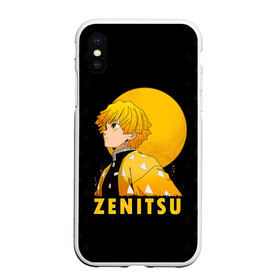 Чехол для iPhone XS Max матовый с принтом ZENITSU Kimetsu no Yaiba в Петрозаводске, Силикон | Область печати: задняя сторона чехла, без боковых панелей | demon slayer | kamado | kimetsu no yaiba | nezuko | tanjiro | аниме | гию томиока | зеницу агацума | иноске хашибира | камадо | клинок | корзинная девочка | манга | музан кибуцуджи | незуко | рассекающий демонов | танджиро