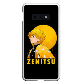 Чехол для Samsung S10E с принтом ZENITSU Kimetsu no Yaiba в Петрозаводске, Силикон | Область печати: задняя сторона чехла, без боковых панелей | demon slayer | kamado | kimetsu no yaiba | nezuko | tanjiro | аниме | гию томиока | зеницу агацума | иноске хашибира | камадо | клинок | корзинная девочка | манга | музан кибуцуджи | незуко | рассекающий демонов | танджиро