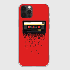 Чехол для iPhone 12 Pro Max с принтом The death of the cassette tape в Петрозаводске, Силикон |  | Тематика изображения на принте: 80 | 90 | age | death | epoch | era | retro | tape | гибель | двоичный | кассета | кассеты | код | компьютер | компьютеризация | переход | программирование | уходящая | ушедшая | цифровая | цифровой | эра