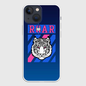 Чехол для iPhone 13 mini с принтом Roar Tiger в Петрозаводске,  |  | roar | большая кошка | полосатый | тигр | тигрица | хищник
