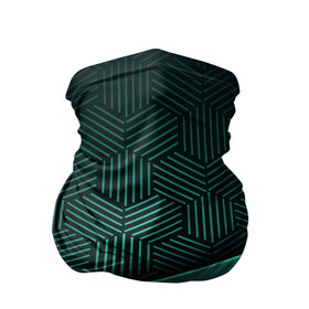 Бандана-труба 3D с принтом Luxury Green в Петрозаводске, 100% полиэстер, ткань с особыми свойствами — Activecool | плотность 150‒180 г/м2; хорошо тянется, но сохраняет форму | green | luxury | versace | vip | абстракция | версаче | вип | паттерн | роскошь | текстуры