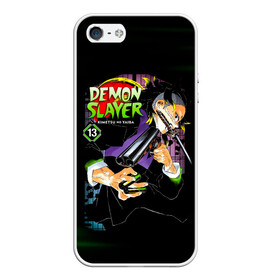 Чехол для iPhone 5/5S матовый с принтом Demon Slayer: Kimetsu no Yaiba в Петрозаводске, Силикон | Область печати: задняя сторона чехла, без боковых панелей | demon slayer | kamado | kimetsu no yaiba | nezuko | tanjiro | аниме | гию томиока | зеницу агацума | иноске хашибира | камадо | клинок | корзинная девочка | манга | музан кибуцуджи | незуко | рассекающий демонов | танджиро