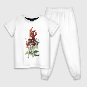 Детская пижама хлопок с принтом Маленькая Эмбер в Петрозаводске, 100% хлопок |  брюки и футболка прямого кроя, без карманов, на брюках мягкая резинка на поясе и по низу штанин
 | абочка | анемония | арт | бабочки | белый цветок | боевая девочка | боевая девушка | зайчик | заяц | игрушка | игрушка кролик | кролик | милая девочка | милая девушка | рисунок | сесилия