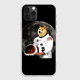 Чехол для iPhone 12 Pro Max с принтом Доги Космонавт в Петрозаводске, Силикон |  | doge | earth | mars | meme | moon | nasa | space | star | usa | америка | гагарин | доги | животные | звезда | земля | корги | космонавт | космос | луна | марс | мем | наса | планета | прикол | собака | сша | флаг