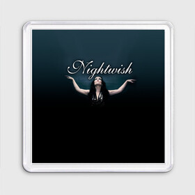 Магнит 55*55 с принтом Nightwish with Tarja в Петрозаводске, Пластик | Размер: 65*65 мм; Размер печати: 55*55 мм | nightwish | tarja | tarja turanen | turunen | найтвиш | тарья | тарья турунен | турунен