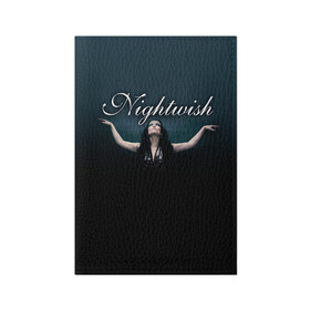 Обложка для паспорта матовая кожа с принтом Nightwish with Tarja в Петрозаводске, натуральная матовая кожа | размер 19,3 х 13,7 см; прозрачные пластиковые крепления | nightwish | tarja | tarja turanen | turunen | найтвиш | тарья | тарья турунен | турунен