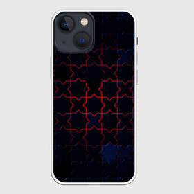 Чехол для iPhone 13 mini с принтом Геометрический вальс в Петрозаводске,  |  | абстракция | геометрия | икс | крест | ромб