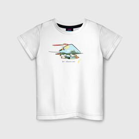 Детская футболка хлопок с принтом Будь наблюдателем в Петрозаводске, 100% хлопок | круглый вырез горловины, полуприлегающий силуэт, длина до линии бедер | путешествия
дельтаплан
экстрим
осознанность
медитация