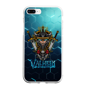 Чехол для iPhone 7Plus/8 Plus матовый с принтом Valheim Neon Samurai в Петрозаводске, Силикон | Область печати: задняя сторона чехла, без боковых панелей | Тематика изображения на принте: fantasy | mmo | valheim | valve | валхейм | вальхейм | викинги | выживалка | игра | королевская битва | ммо | ролевая игра | фэнтази