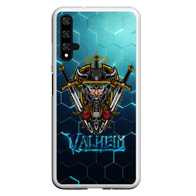 Чехол для Honor 20 с принтом Valheim Neon Samurai в Петрозаводске, Силикон | Область печати: задняя сторона чехла, без боковых панелей | Тематика изображения на принте: fantasy | mmo | valheim | valve | валхейм | вальхейм | викинги | выживалка | игра | королевская битва | ммо | ролевая игра | фэнтази