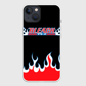 Чехол для iPhone 13 с принтом BLEACH FLAME | БЛИЧ ПЛАМЯ в Петрозаводске,  |  | bleach | bleach logo | fire | flame | ichigo | айзен | банкай | блич | блич ичиго | блич куросаки | блич логотип | ичиго | ичиго куросаки | ичиго пустой | куросаки | куросаки ичиго | маска пустого | огонь | пламя | пустой