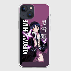 Чехол для iPhone 13 mini с принтом Черноснежка   Kuroyukihime в Петрозаводске,  |  | anime | black lotus | kuroyukihime | аниме | куроюкихимэ | ускоренный мир | черноснежка | чёрный лотос