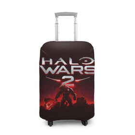 Чехол для чемодана 3D с принтом Halo Wars 2 в Петрозаводске, 86% полиэфир, 14% спандекс | двустороннее нанесение принта, прорези для ручек и колес | game | games | halo | halo wars | heilo | master chif | spartan | игра | игры | ковенант | ковенанты | мастер чиф | спартанец | хало | хейло | хэйло