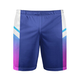 Мужские шорты спортивные с принтом NEON GRADIENT FITNESS UNIFORM в Петрозаводске,  |  | abstraction | geometry | hexagon | neon | paints | stripes | texture | triangle | абстракция | брызги | геометрия | краски | неон | соты | текстура