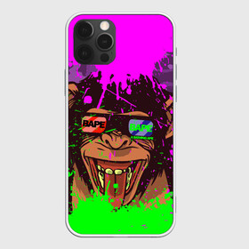 Чехол для iPhone 12 Pro Max с принтом 3D Neon Monkey в Петрозаводске, Силикон |  | Тематика изображения на принте: 3d очки | bapy | brand | chimp | cool paint | fashion | hype beast | japan | neon | paint | trend | анаглиф | байп | байпи | брызги красок | бэйп | бэйпи | камуфляж | купающаяся обезьяна | мода | неон | тренд | хайп бист | хайповый бренд | ш