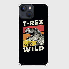 Чехол для iPhone 13 mini с принтом T rex Wild в Петрозаводске,  |  | 1976 | dino | t rex | trex | дино | динозавр | тирекс | хищник