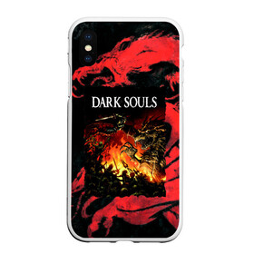 Чехол для iPhone XS Max матовый с принтом DARKSOULS | DRAGON AGE в Петрозаводске, Силикон | Область печати: задняя сторона чехла, без боковых панелей | dark souls | darksouls | tegunvte | темные души