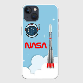 Чехол для iPhone 13 с принтом Mission NASA в Петрозаводске,  |  | 12 апреля | 60 | mars | space | астронавт | космонавт | космос | лого | логотип | марс | миссия | наса | полет | ракета