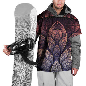 Накидка на куртку 3D с принтом LOTUS в Петрозаводске, 100% полиэстер |  | Тематика изображения на принте: абстракция | листья | лотос | молодежное | узор
