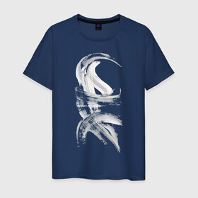 Мужская футболка хлопок с принтом Экология сознания в Петрозаводске, 100% хлопок | прямой крой, круглый вырез горловины, длина до линии бедер, слегка спущенное плечо. | абстракция | арт | картина | минимализм | сознание