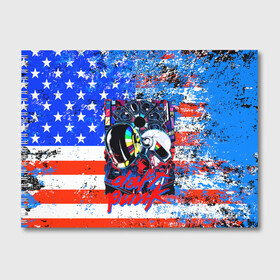 Альбом для рисования с принтом Daft Punk american dream в Петрозаводске, 100% бумага
 | матовая бумага, плотность 200 мг. | by craig drake | daft punk | madeinkipish | thomas bangalter | дафт панк | маски | тома и ги мануэль