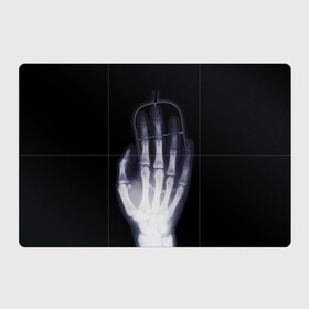 Магнитный плакат 3Х2 с принтом X-Ray hand в Петрозаводске, Полимерный материал с магнитным слоем | 6 деталей размером 9*9 см | hand | mouse | x ray | мышка | рука