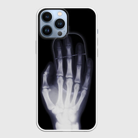 Чехол для iPhone 13 Pro Max с принтом X Ray hand в Петрозаводске,  |  | hand | mouse | x ray | мышка | рука