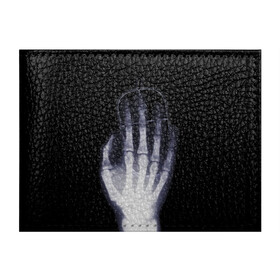 Обложка для студенческого билета с принтом X-Ray hand в Петрозаводске, натуральная кожа | Размер: 11*8 см; Печать на всей внешней стороне | Тематика изображения на принте: hand | mouse | x ray | мышка | рука