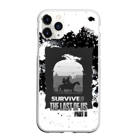 Чехол для iPhone 11 Pro Max матовый с принтом The Last of US SURVIVE в Петрозаводске, Силикон |  | ellie | game | joel | naughty dog | part 2 | the last of us | zombie | джоэл | зомби | одни из нас | элли