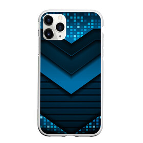 Чехол для iPhone 11 Pro матовый с принтом 3D luxury blue abstract в Петрозаводске, Силикон |  | luxury | versace | vip | абстракция | версаче | вип | паттерн | роскошь | текстуры